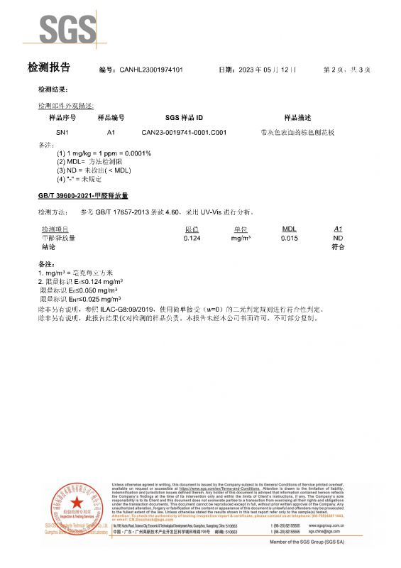 2023SGSZ6尊龙凯时家居甲醛检测汇报中文版